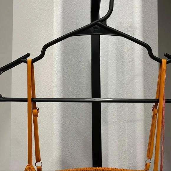 A.L.C. Blakely Cut Out Midi Dress in Rust Orange Size 10 Satin Flaw - Picture 6 of 14